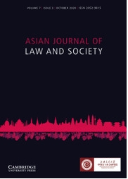 亚洲法与社会杂志（英文）（Asian Journal of Law and Society）（国际刊号）