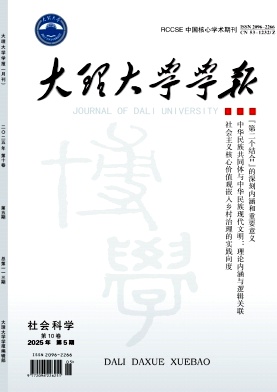 大理大学学报（原：大理学院学报）