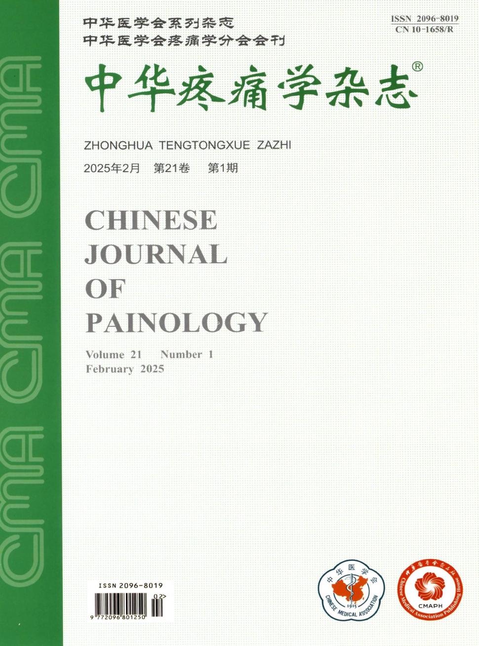 中华疼痛学杂志（原：实用疼痛学杂志）
