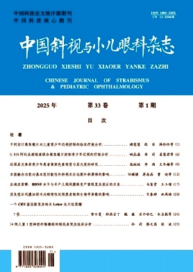 中国斜视与小儿眼科杂志