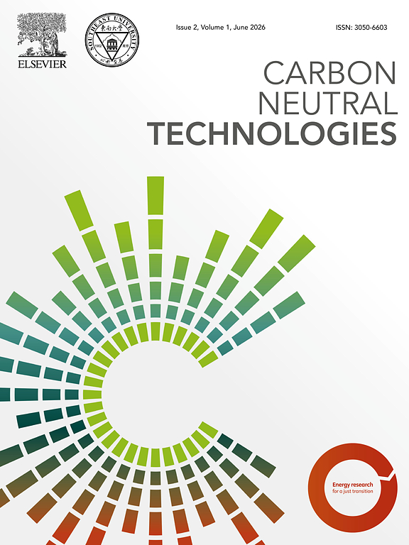 碳中和技术(英文)(Carbon Neutral Technologies)(国际刊号)(OA期刊)