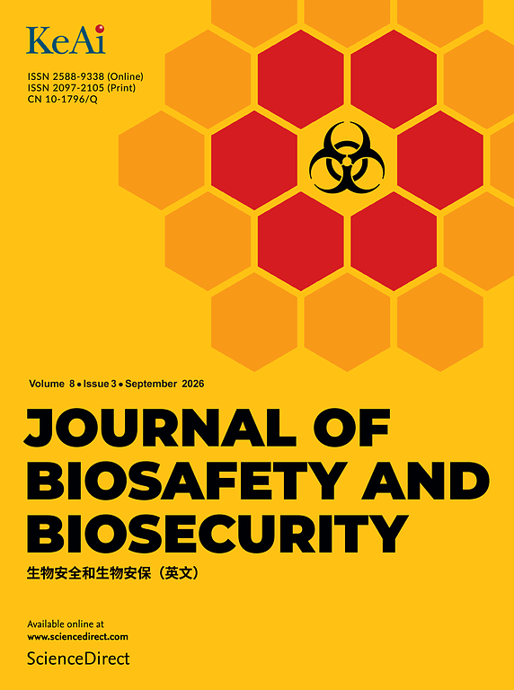 生物安全和生物安保（英文）（或：生物安全与生物安保）（Journal of Biosafety and Biosecurity）（OA期刊）